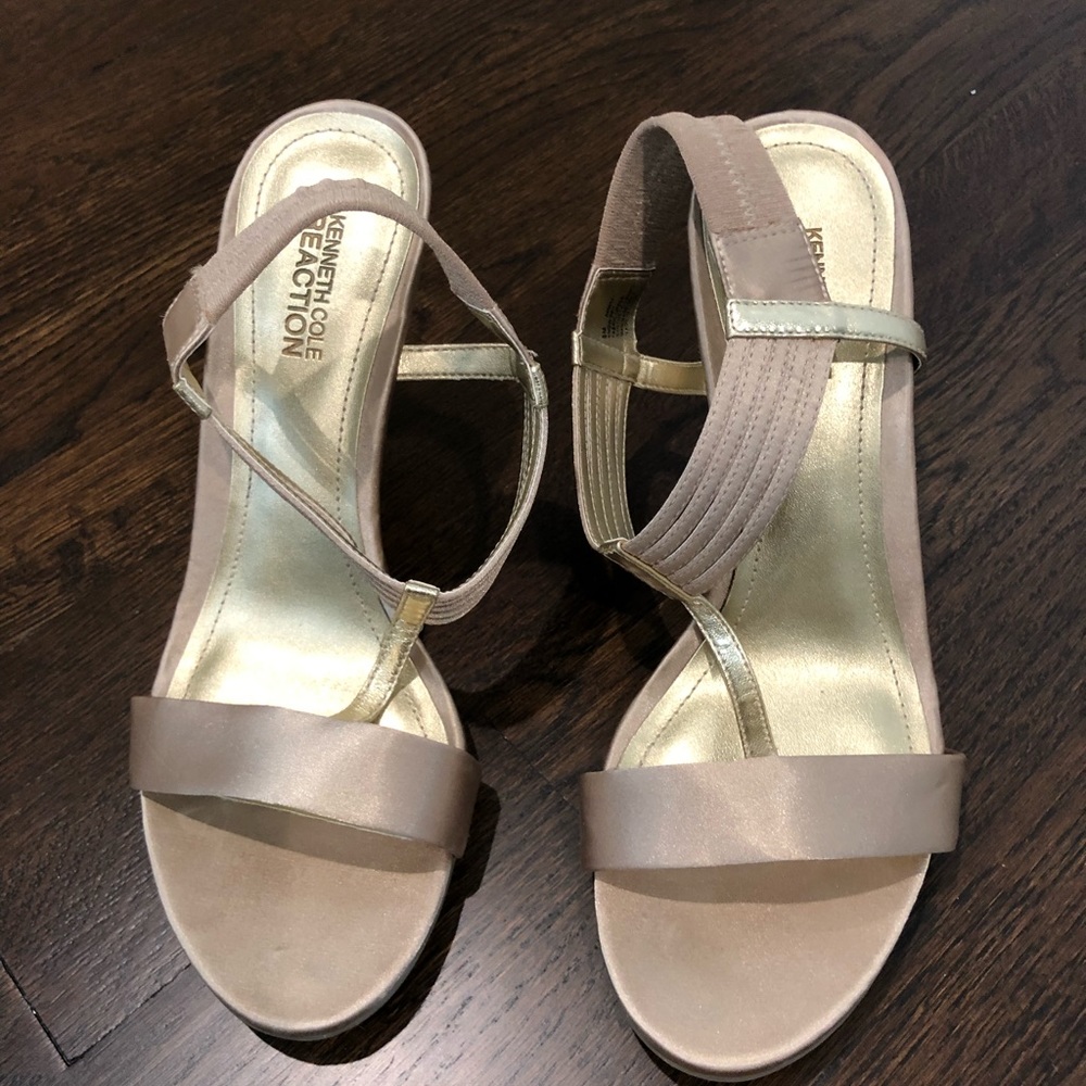 kenneth Cole gold dress shoe